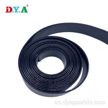 Correo de nylon recubierto de TPU impermeable de 30 mm negro